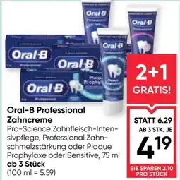 Maximarkt Oral-B Professional Zahncreme Angebot