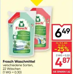 Maximarkt Frosch Waschmittel Angebot
