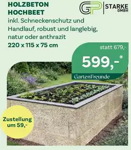 Bellaflora Holzbeton hochbeet Angebot