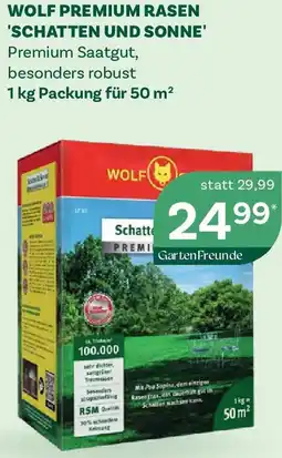 Bellaflora Wolf premium rasen schatten und sonne Angebot