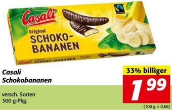 Nah&Frisch Casali Schokobananen 300g Angebot