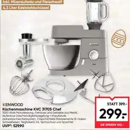 Maximarkt Küchenmaschine KVC 3170S Chef Angebot