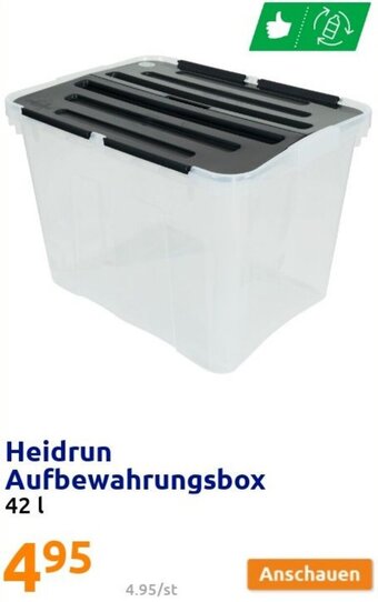 Action Heidrun Aufbewahrungsbox 42L Angebot