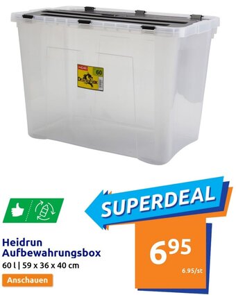 Action Heidrun Aufbewahrungsbox 60L Angebot