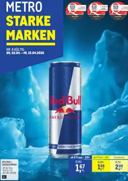 Metro Red bull energydrink Angebot