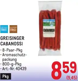 Metro Greisinger cabanossi Angebot