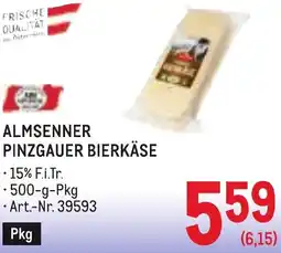 Metro Almsenner pinzgauer bierkäse Angebot