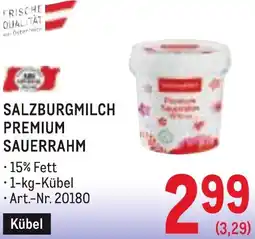 Metro Salzburgmilch premium sauerrahm Angebot