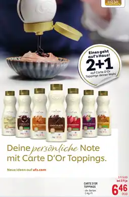 Metro Carte d'or toppings Angebot