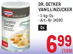 Metro Dr. oetker vanillinzucker Angebot