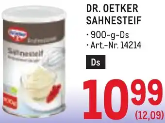 Metro Dr. oetker sahnesteif Angebot