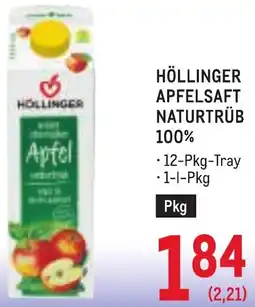 Metro Höllinger apfelsaft naturtrüb Angebot