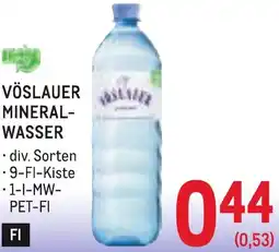 Metro Vöslauer mineral- wasser Angebot