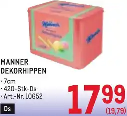 Metro Manner dekorhippen Angebot