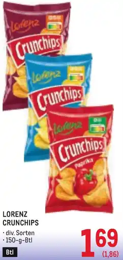 Metro Lorenz Crunchips Angebot