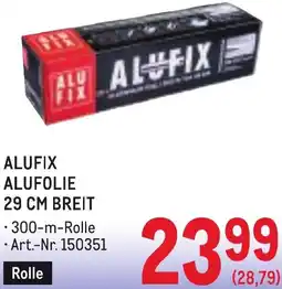 Metro Alufix alufolie Angebot
