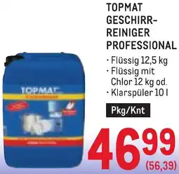 Metro Topmat geschirr- reiniger professional Angebot