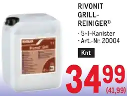 Metro Rivonit grill- reiniger Angebot