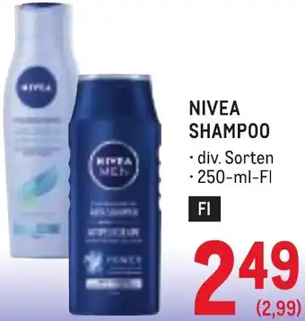 Metro Nivea shampoo Angebot