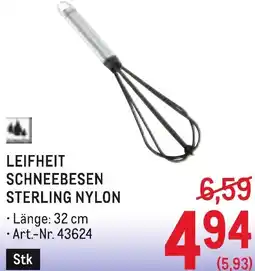 Metro Leifheit schneebesen sterling nylon Angebot