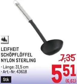 Metro Leifheit schöpflöffel nylon sterling Angebot