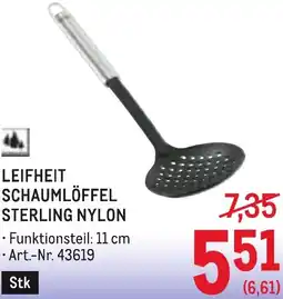 Metro Leifheit schaumlöffel sterling nylon Angebot