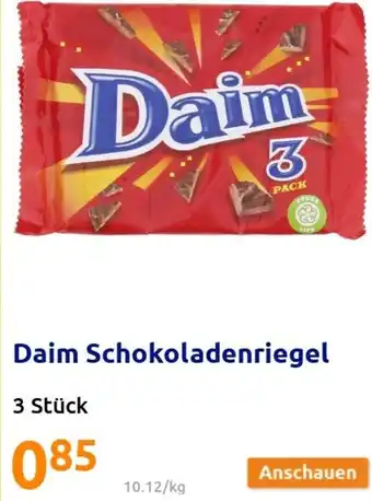 Action Daim Schokoladenriegel Angebot