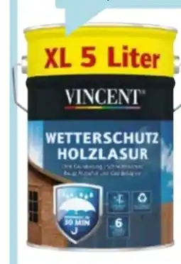 Hellweg Vincent Wetterschutz-Holzlasur Angebot