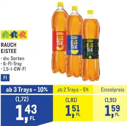 Metro Rauch Eistee Angebot