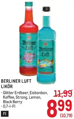 Metro Berliner Luft Likör Angebot