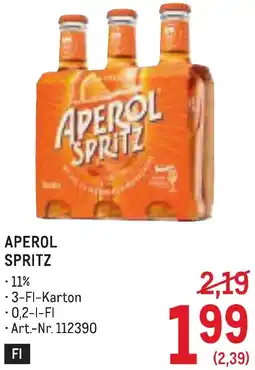 Metro Aperol spritz Angebot