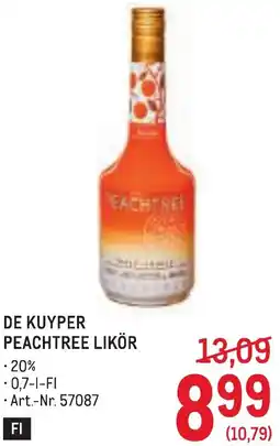Metro De kuyper peachtree likör Angebot