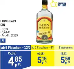 Metro Lion Heart Gin Angebot