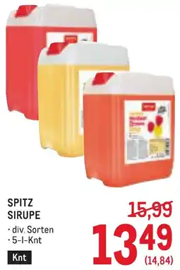 Metro Spitz Sirupe Angebot