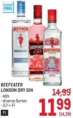 Metro Beefeater London Dry Gin Angebot