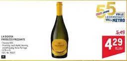 Metro La Gioiosa Prosecco Frizzante Angebot