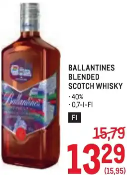 Metro Ballantines blended scotch whisky Angebot