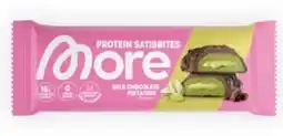 Bipa More Protein Satisbites Milk Chocolate Pistachio Angebot