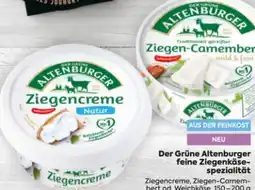 Billa Der Grüne Altenburger Ziegenkäsespezialität Angebot