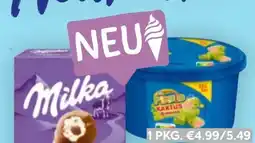 Billa Milka Choc Topped Cone Eis Angebot