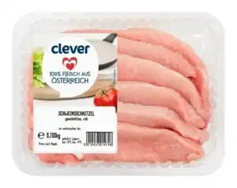 Billa Clever Schweinsschnitzel Angebot