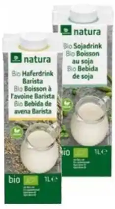 Transgourmet Natura Bio Haferdrink Barista, Bio Sojadrink Angebot