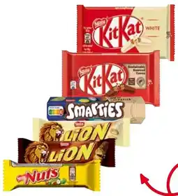 Transgourmet Nuts, kit kat, lion, smarties single riegel Angebot