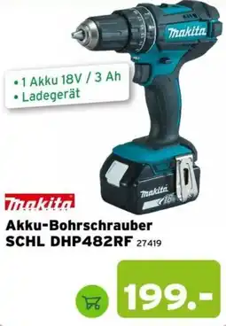 Salzburger Lagerhaus Akku-Bohrschrauber SCHL DHP482RF Angebot