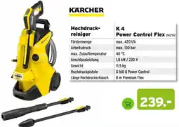 Salzburger Lagerhaus KARCHER Hochdruck- reiniger K4 Power Control Flex Angebot