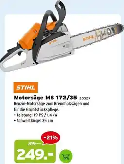 Salzburger Lagerhaus Motorsäge MS 172/35 Angebot