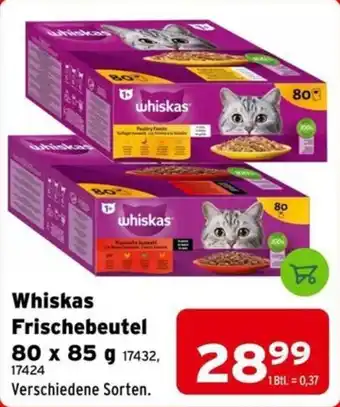 Salzburger Lagerhaus Whiskas Frischebeutel Angebot