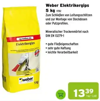 Salzburger Lagerhaus Weber Elektrikergips Angebot