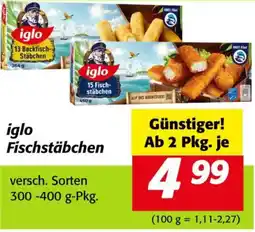 Nah&Frisch Iglo fischstäbchen Angebot