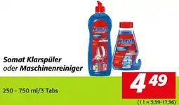 Nah&Frisch Somat Klarspüler oder Maschinenreiniger Angebot